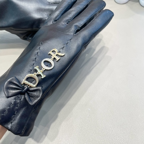 Replica Christian Dior Gloves For Women #1269595 $48.00 USD for Wholesale