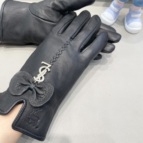 Replica Yves Saint Laurent Gloves For Women #1269596 $48.00 USD for Wholesale