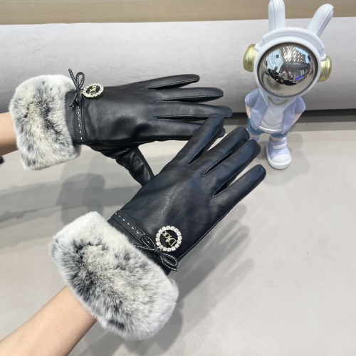 Replica Christian Dior Gloves For Women #1269598 $52.00 USD for Wholesale