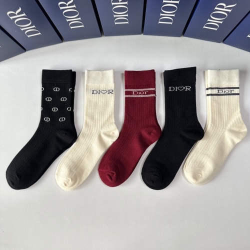 Replica Christian Dior Socks #1269609 $29.00 USD for Wholesale