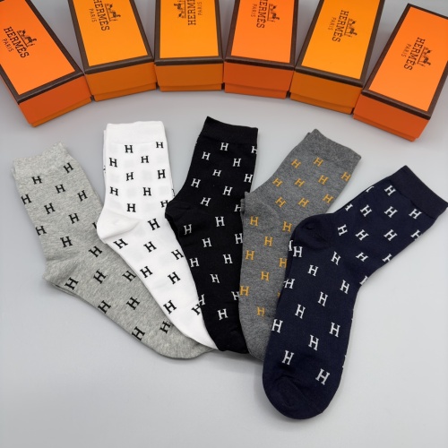 Hermes Socks #1269619 $29.00 USD, Wholesale Replica Hermes Socks