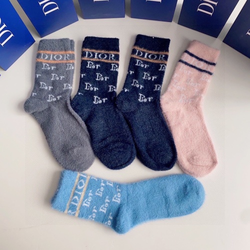 Replica Christian Dior Socks #1269638 $29.00 USD for Wholesale