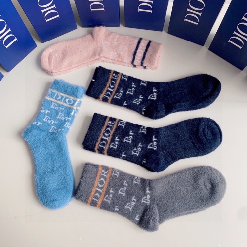 Replica Christian Dior Socks #1269638 $29.00 USD for Wholesale