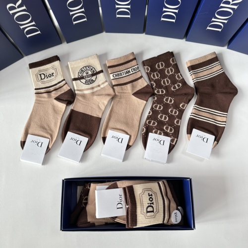 Replica Christian Dior Socks #1269643 $27.00 USD for Wholesale