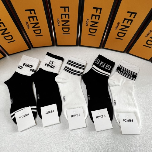 Fendi Socks #1269646 $27.00 USD, Wholesale Replica Fendi Socks