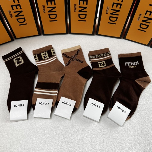 Fendi Socks #1269648 $27.00 USD, Wholesale Replica Fendi Socks