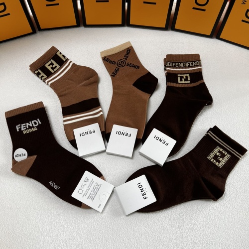 Replica Fendi Socks #1269648 $27.00 USD for Wholesale