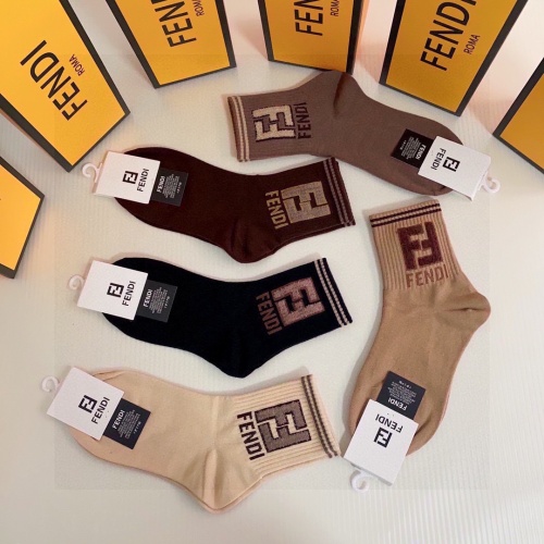 Replica Fendi Socks #1269649 $27.00 USD for Wholesale