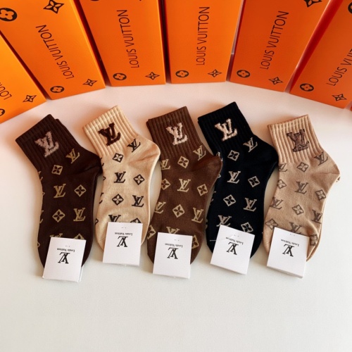 Louis Vuitton LV Socks #1269652 $27.00 USD, Wholesale Replica Louis Vuitton LV Socks