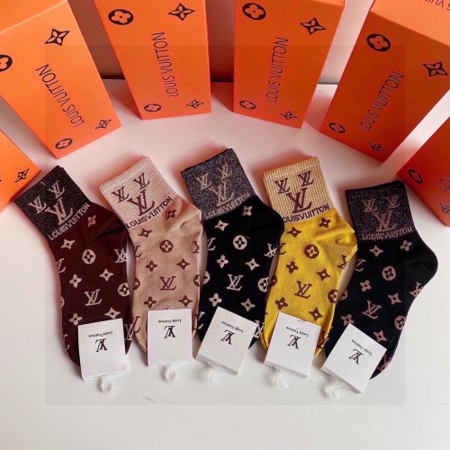 Louis Vuitton LV Socks #1269655 $27.00 USD, Wholesale Replica Louis Vuitton LV Socks