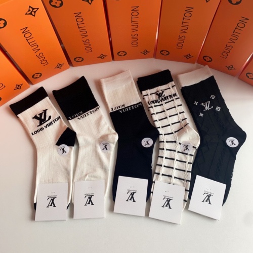 Louis Vuitton LV Socks #1269657 $29.00 USD, Wholesale Replica Louis Vuitton LV Socks