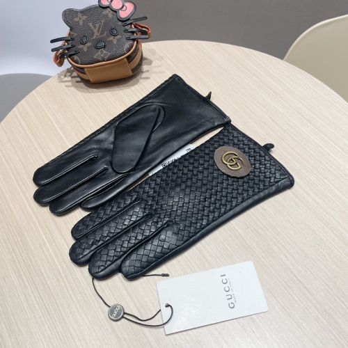 Replica Gucci Gloves For Women #1269692 $64.00 USD for Wholesale