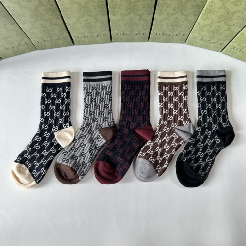 Replica Gucci Socks #1269738 $29.00 USD for Wholesale