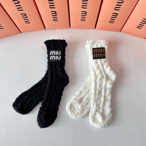 MIU MIU Socks #1269739 $29.00 USD, Wholesale Replica MIU MIU Socks