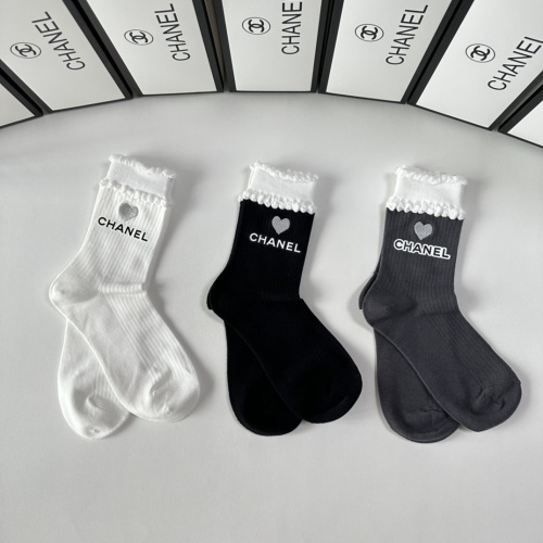 Chanel Socks #1269742 $32.00 USD, Wholesale Replica Chanel Socks