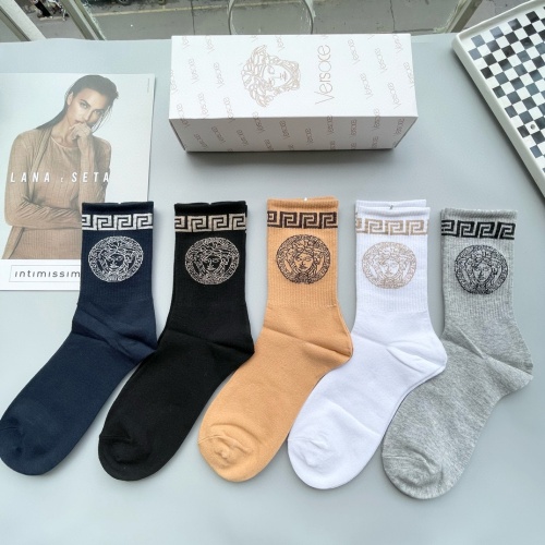 Versace Socks For Men #1269750 $29.00 USD, Wholesale Replica Versace Socks