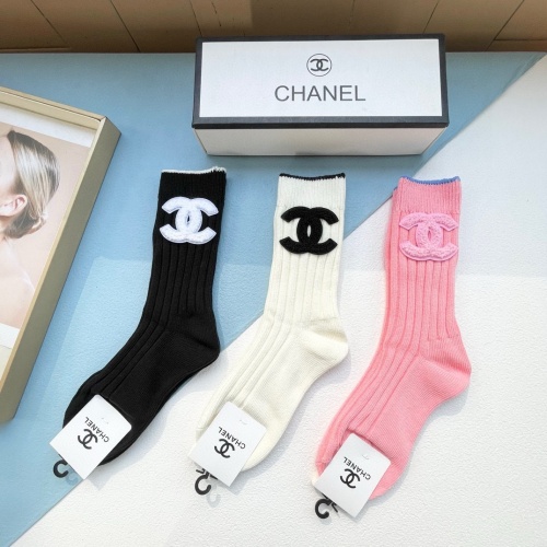 Replica Chanel Socks #1269752 $29.00 USD for Wholesale