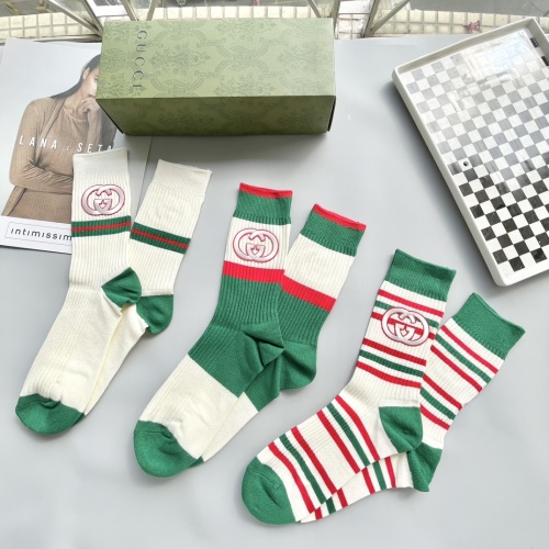 Replica Gucci Socks #1269753 $29.00 USD for Wholesale