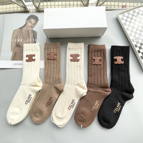 Celine Socks #1269754 $39.00 USD, Wholesale Replica Celine Socks