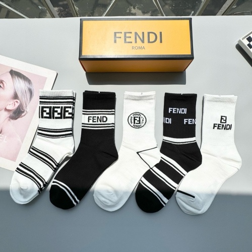 Fendi Socks #1269757 $29.00 USD, Wholesale Replica Fendi Socks