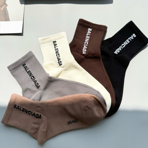 Replica Balenciaga Socks #1269758 $27.00 USD for Wholesale