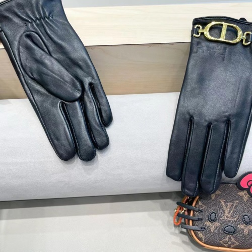 Replica Christian Dior Gloves For Women #1269815 $45.00 USD for Wholesale