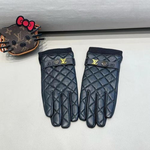 Louis Vuitton LV Gloves For Men #1269817 $48.00 USD, Wholesale Replica Louis Vuitton LV Gloves