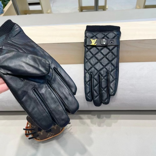 Replica Louis Vuitton LV Gloves For Men #1269817 $48.00 USD for Wholesale