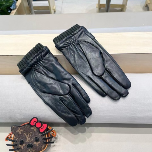 Replica Christian Dior Gloves For Men #1269820 $52.00 USD for Wholesale