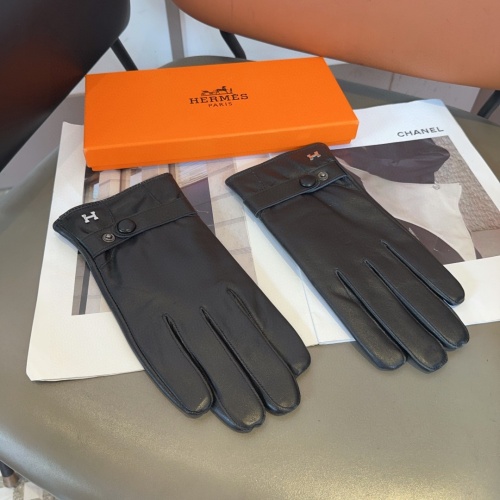 Replica Hermes Gloves For Men #1269821 $48.00 USD for Wholesale