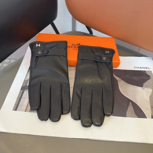 Replica Hermes Gloves For Men #1269821 $48.00 USD for Wholesale