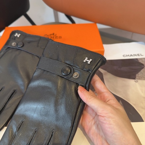 Replica Hermes Gloves For Men #1269821 $48.00 USD for Wholesale