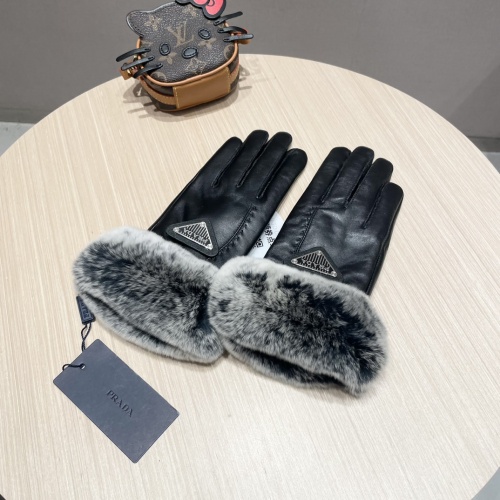 Replica Prada Gloves For Men #1269827 $52.00 USD for Wholesale