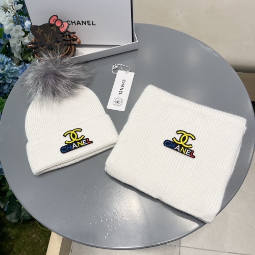 Chanel Hat and Scarf Set #1269910 $64.00 USD, Wholesale Replica Chanel Hat and Scarf and Glove Set