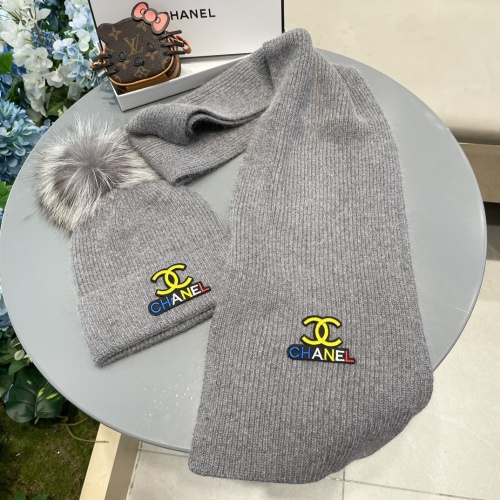 Replica Chanel Hat and Scarf Set #1269911 $64.00 USD for Wholesale