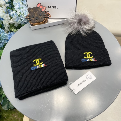 Chanel Hat and Scarf Set #1269912 $64.00 USD, Wholesale Replica Chanel Hat and Scarf and Glove Set