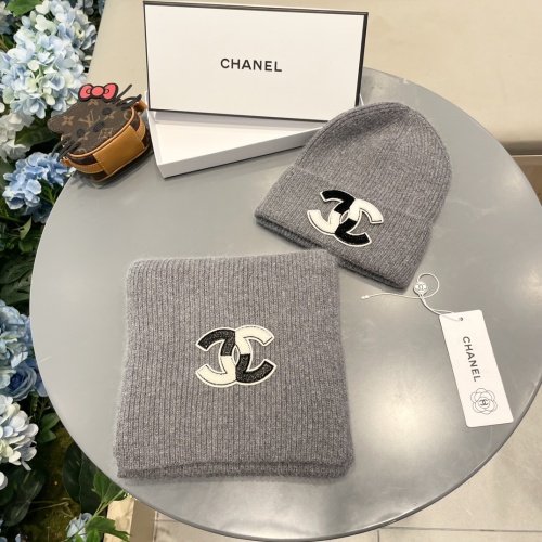 Chanel Hat and Scarf Set #1269914 $64.00 USD, Wholesale Replica Chanel Hat and Scarf and Glove Set