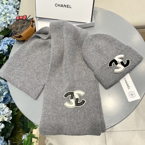 Replica Chanel Hat and Scarf Set #1269914 $64.00 USD for Wholesale