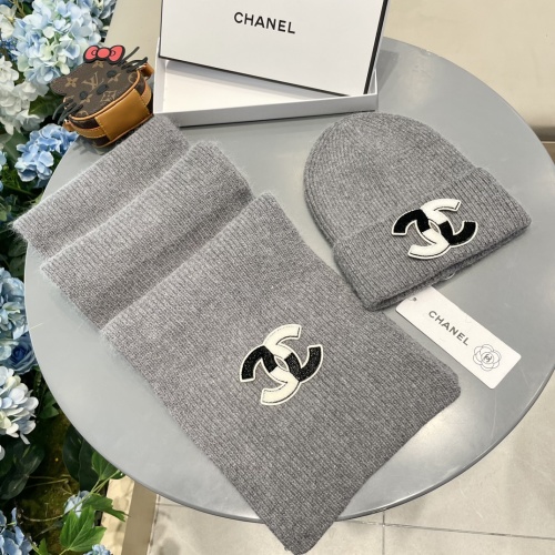 Replica Chanel Hat and Scarf Set #1269914 $64.00 USD for Wholesale