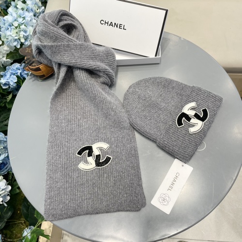 Replica Chanel Hat and Scarf Set #1269914 $64.00 USD for Wholesale