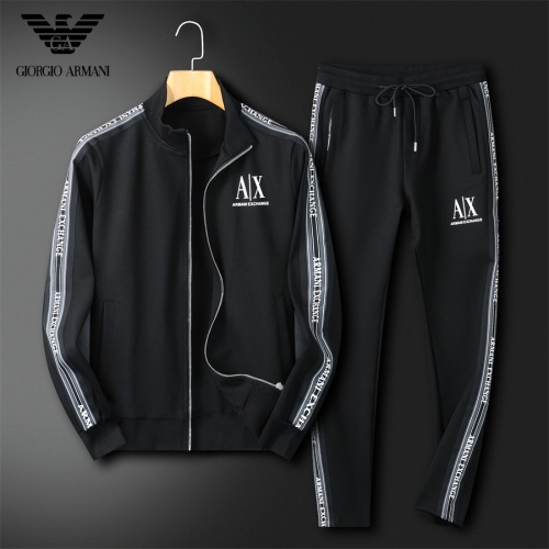 Armani Tracksuits Long Sleeved For Men #1269916 $92.00 USD, Wholesale Replica Armani Tracksuits