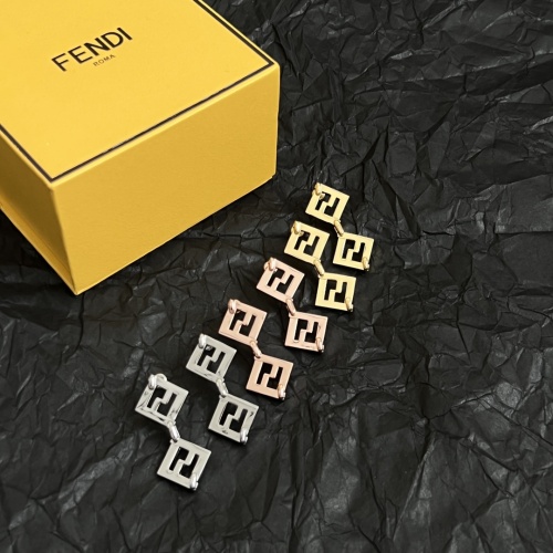 Replica Fendi Earrings For Women #1269933 $38.00 USD for Wholesale