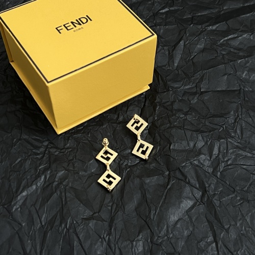 Replica Fendi Earrings For Women #1269935 $38.00 USD for Wholesale