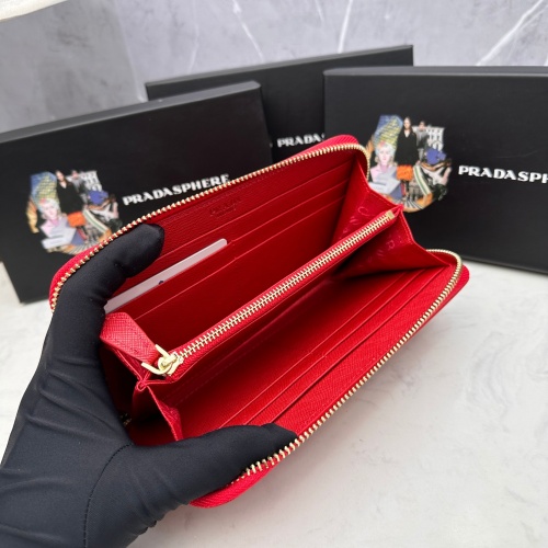 Replica Prada Wallets #1269970 $42.00 USD for Wholesale