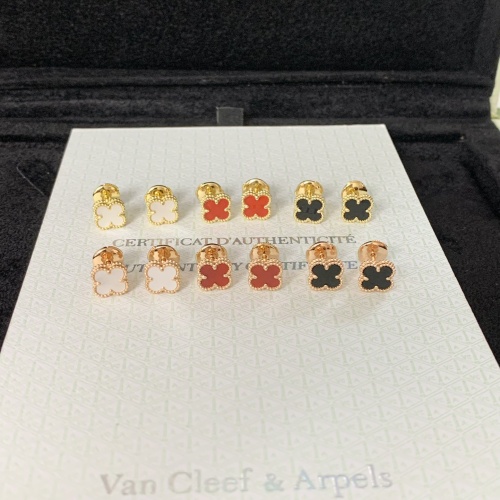 Replica Van Cleef & Arpels Earrings For Women #1269985 $45.00 USD for Wholesale