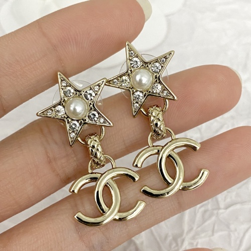 Replica Chanel Earrings For Women #1270019 $27.00 USD for Wholesale