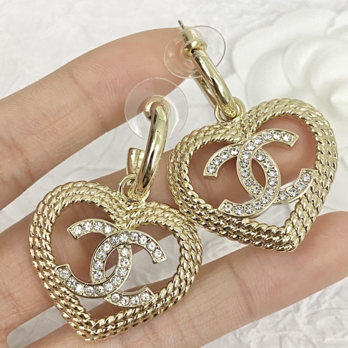 Replica Chanel Earrings For Women #1270020 $34.00 USD for Wholesale