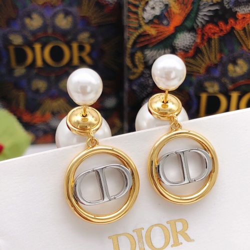 Replica Christian Dior Earrings For Women #1270075 $27.00 USD for Wholesale