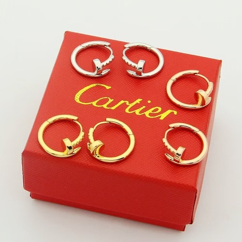 Replica Cartier Earrings For Women #1270114 $25.00 USD for Wholesale