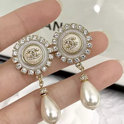 Replica Chanel Earrings For Women #1270378 $38.00 USD for Wholesale